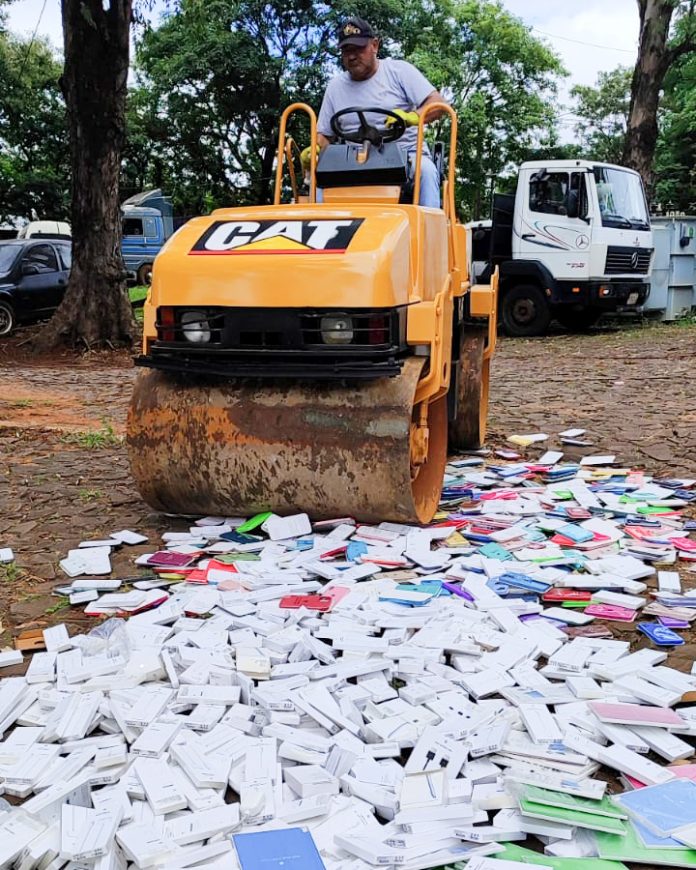 mercaderías destruidas