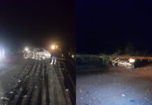 Cuádruple choque deja un muerto y varios heridos