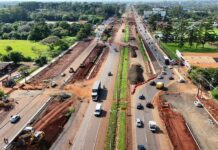 Desvíos mantienen tránsito fluido en obras del viaducto del km 10